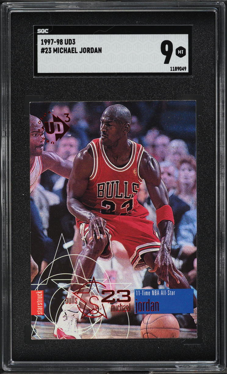 1997 UD3 Basketball Michael Jordan #23 SGC 9 MINT