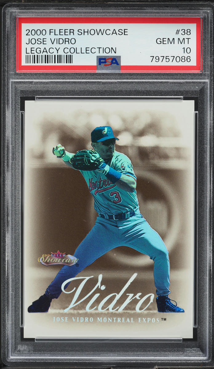 2000 Fleer Showcase Legacy Collection Jose Vidro #38 PSA 10 GEM MINT