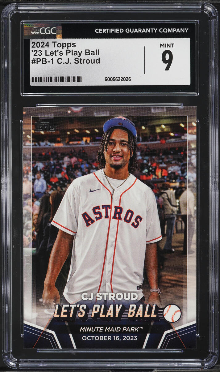 2024 Topps Let's Play Ball C.J. Stroud #PB-1 CGC 9 MINT