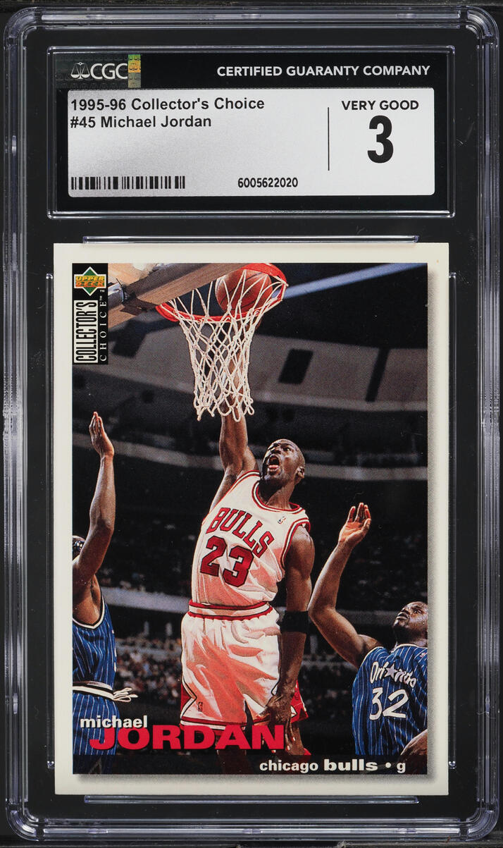 1995 Collector's Choice Michael Jordan #45 CGC 3 VG