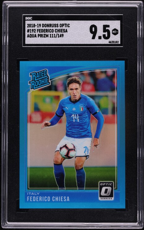 2018 Immaculate Collection Sapphire Federico Chiesa ROOKIE /25 #97