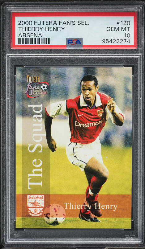 1997 psa9 Thierry Henry ティエリ アンリ RC Rookie ルーキー Panini