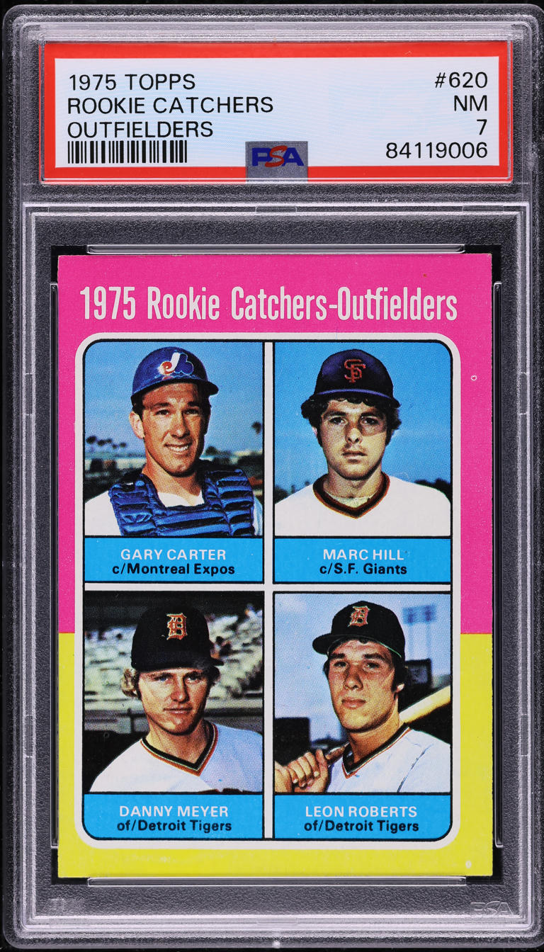 1975 Topps Gary Carter ROOKIE #620 PSA 7 NRMT