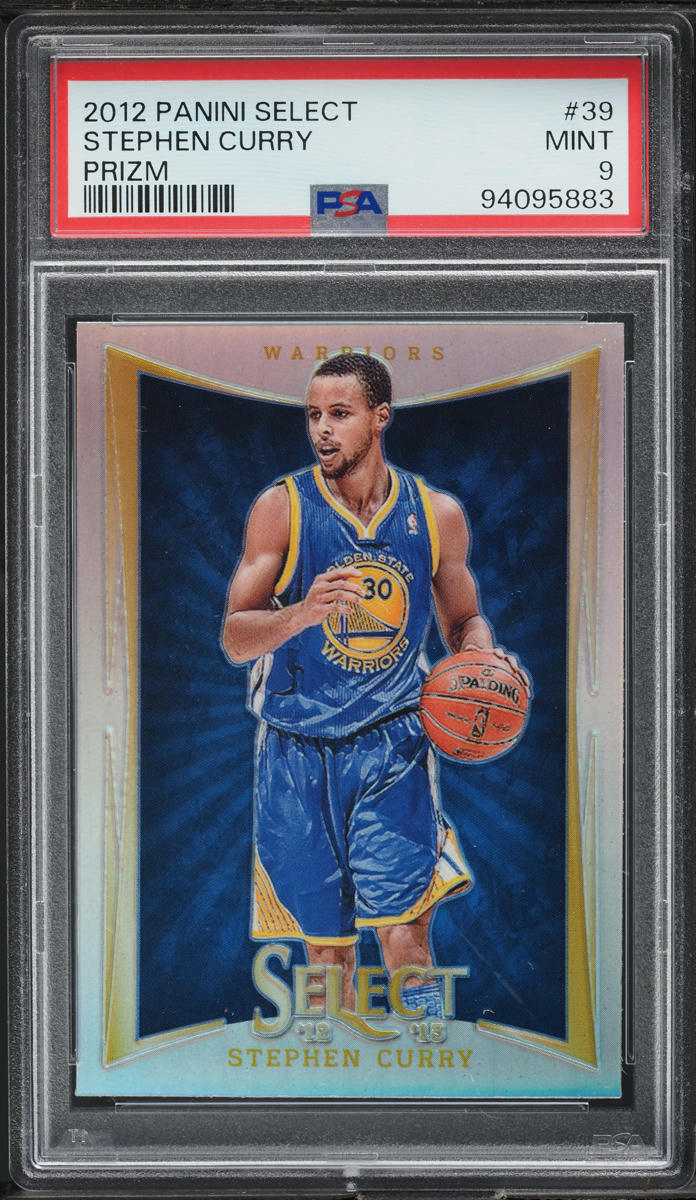 2012 Select Silver Prizm Stephen Curry #39 PSA 9 MINT