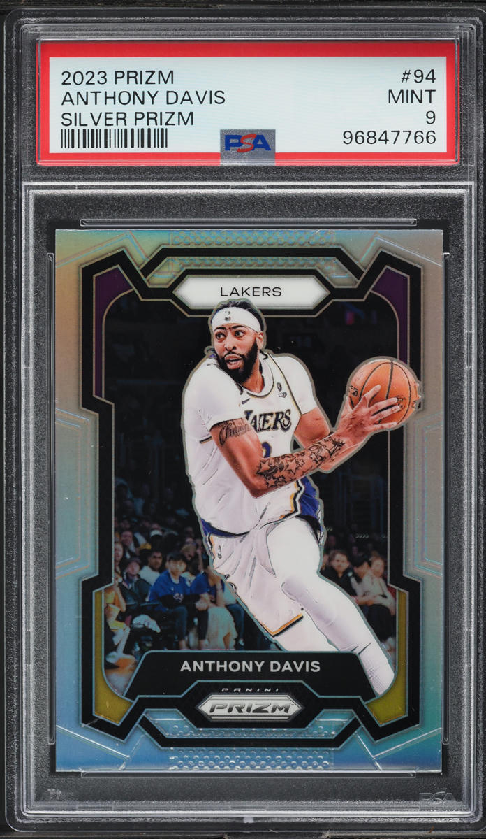 2023 Panini Prizm Silver Anthony Davis #94 PSA 9 MINT