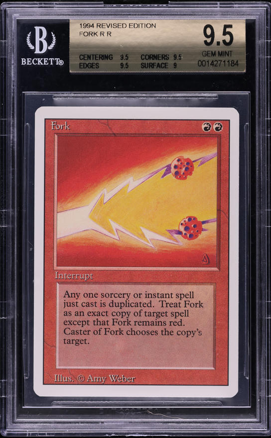 1994 Magic The Gathering MTG Revised Edition Plastic Pack PSA 8 NM