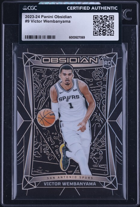 2023 Panini Obsidian Victor Wembanyama ROOKIE #9 CGC AUTH on