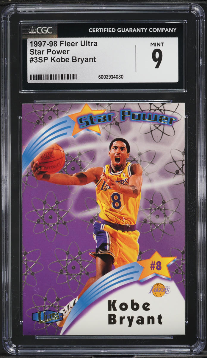 1997 Ultra Star Power Kobe Bryant #3 CGC 9 MINT
