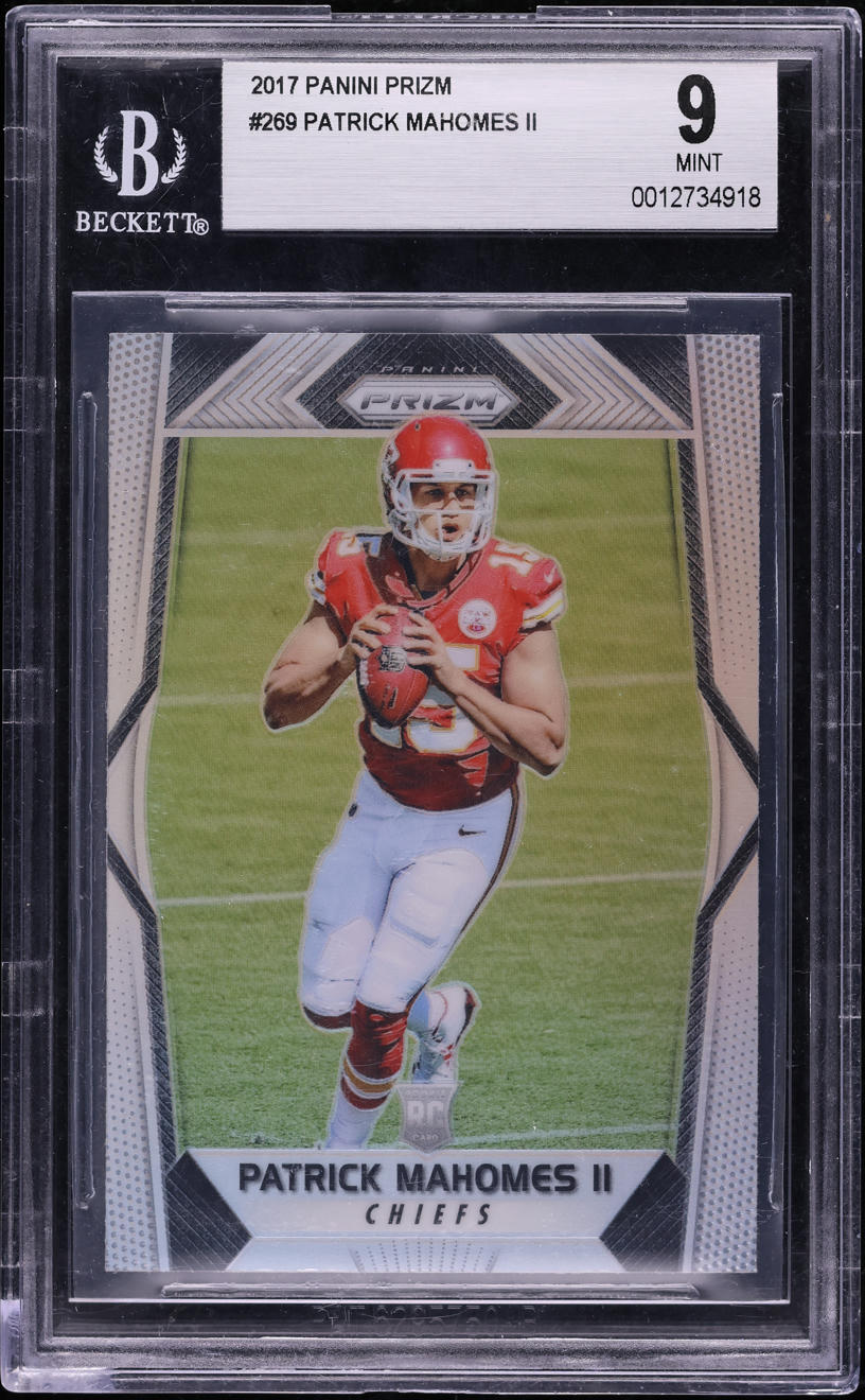 2017 Panini Prizm Patrick Mahomes II ROOKIE #269 BGS 9 MINT