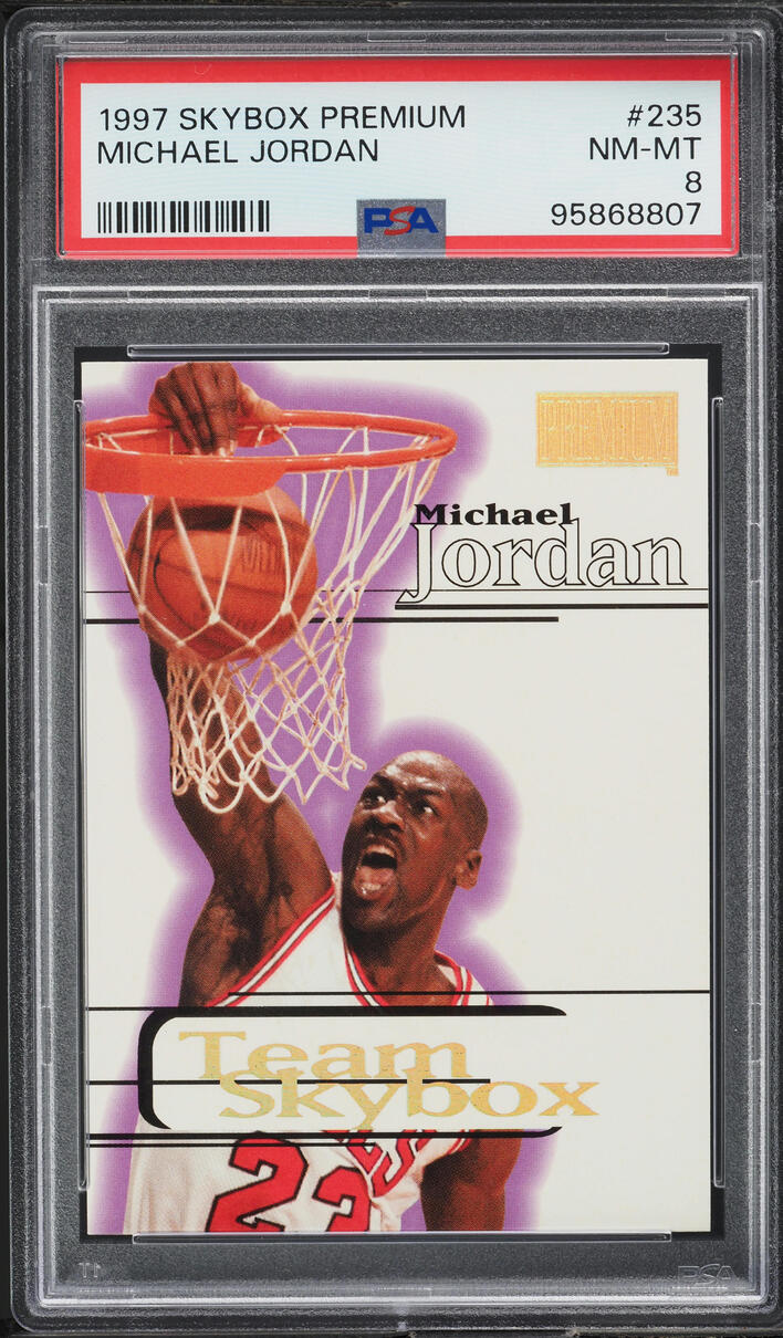1995 Skybox Premium Michael Jordan #235 PSA 8 NM-MT