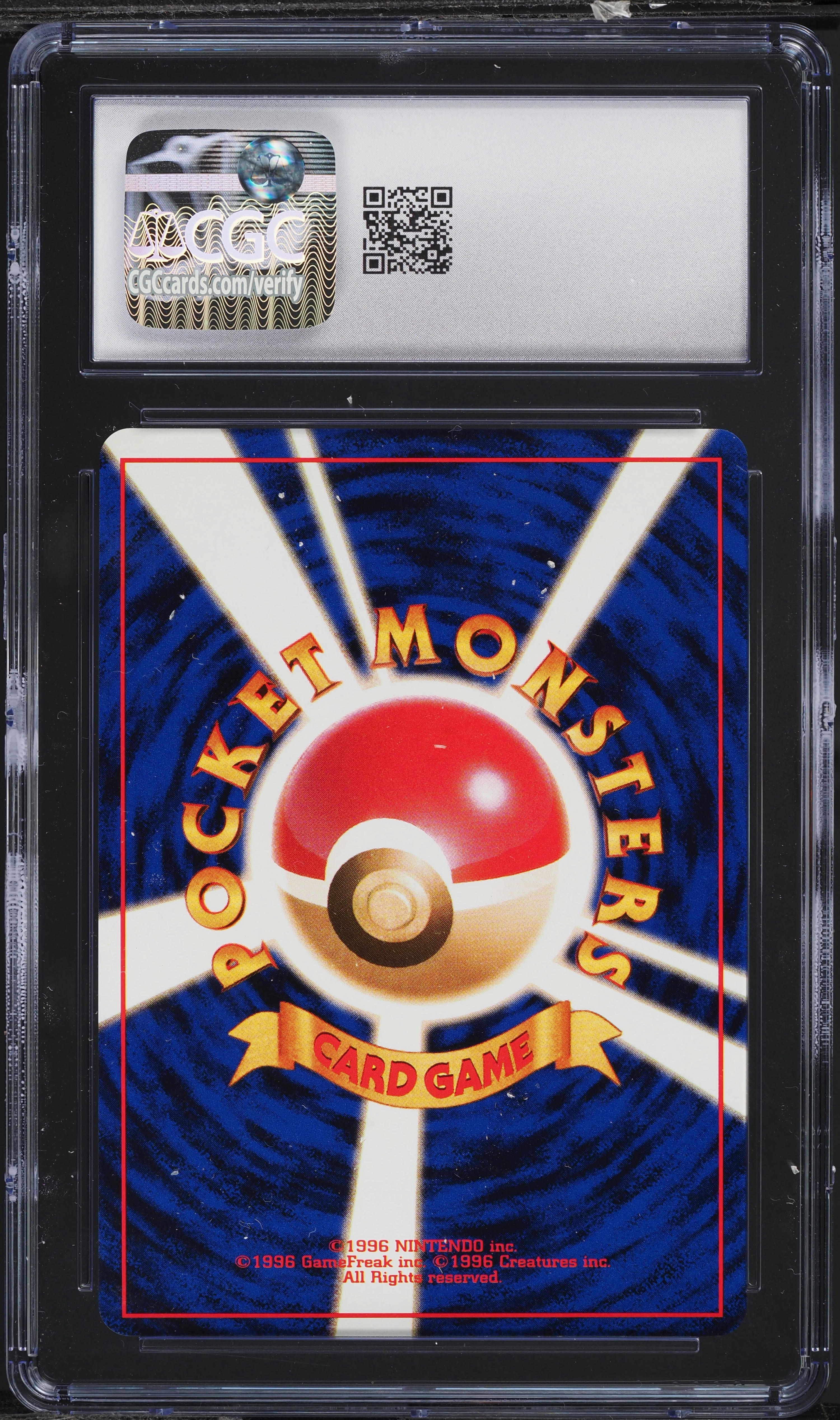 1996 Pokemon Japanese Base Set Holo Charizard #6 CGC 9 MINT on