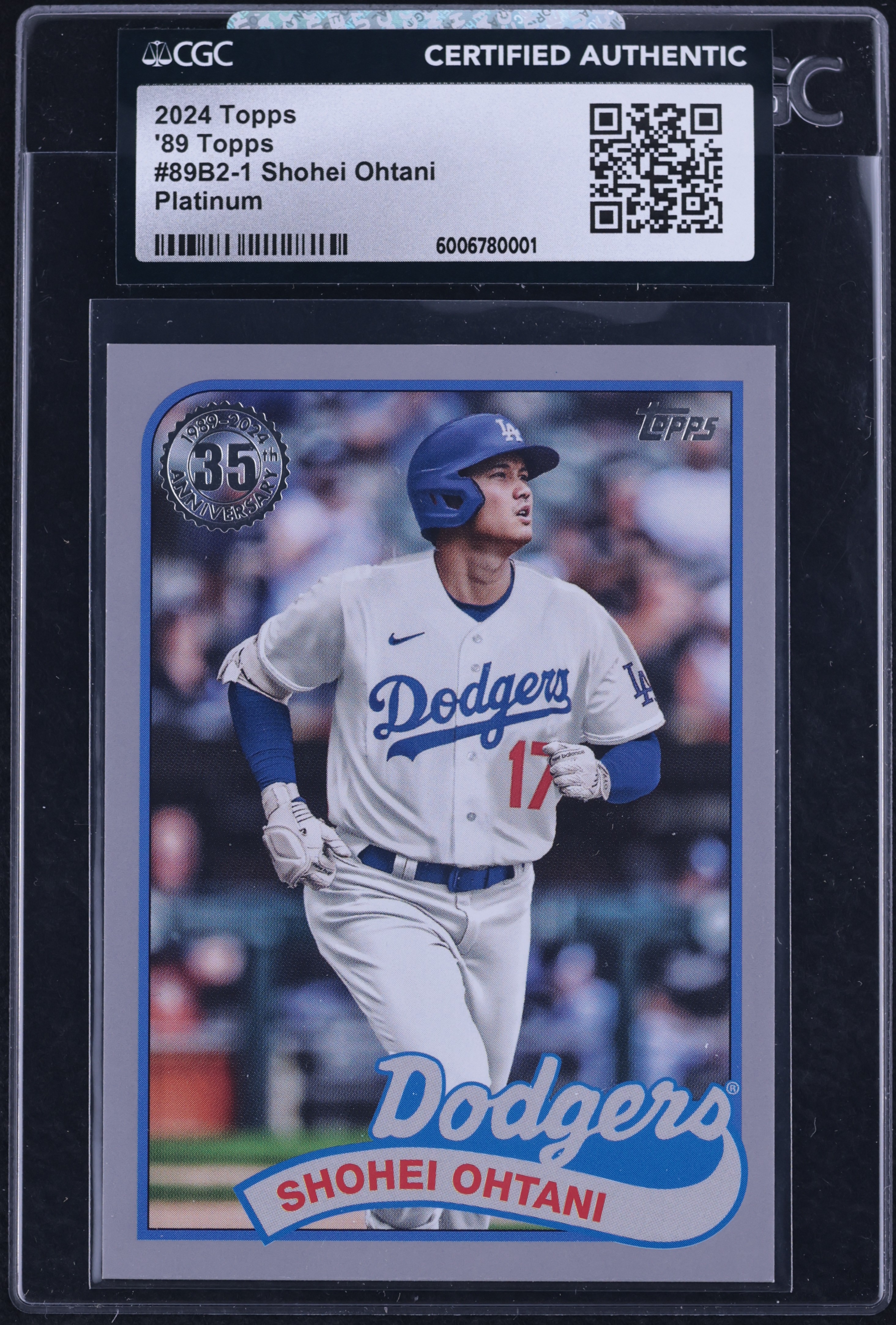 2024 Topps '89 Platinum Shohei Ohtani 1/1 #89 CGC AUTH on Fanatics