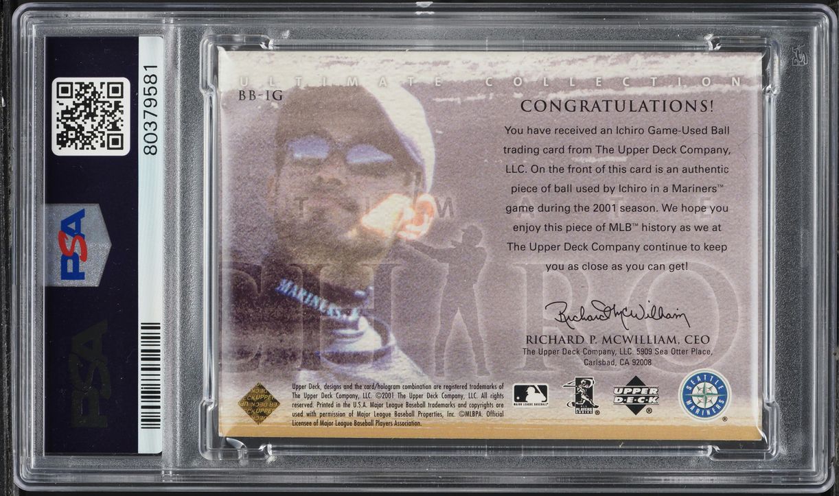イチロー 2001 topps GOLD RC psa 8 ルーキー 超貴重!! 2001枚限定 