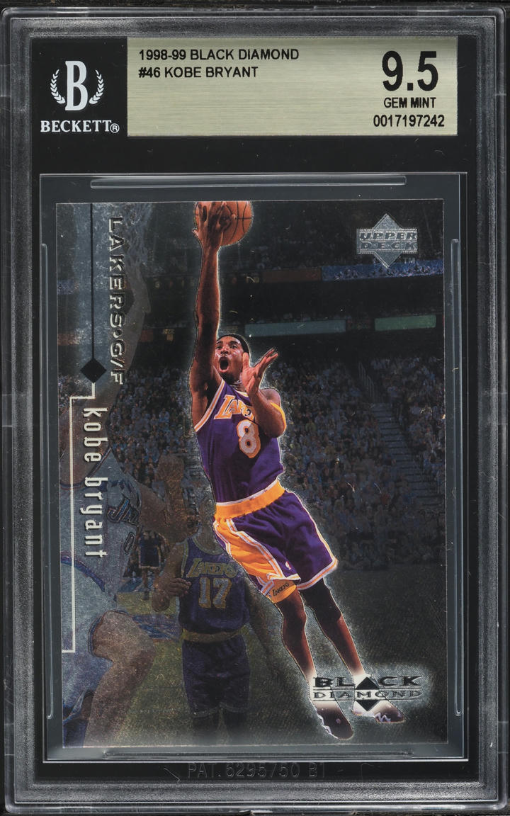 1998 Black Diamond Kobe Bryant #46 BGS 9.5 GEM MINT