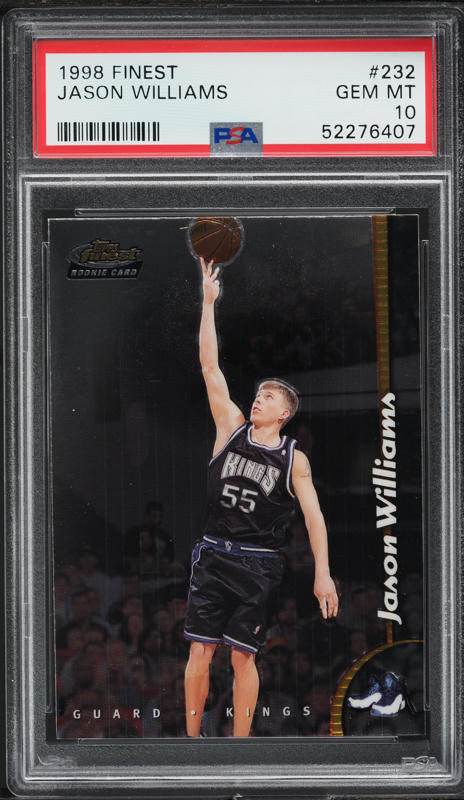 1998 Finest Basketball Jason Williams ROOKIE #232 PSA 10 GEM MINT
