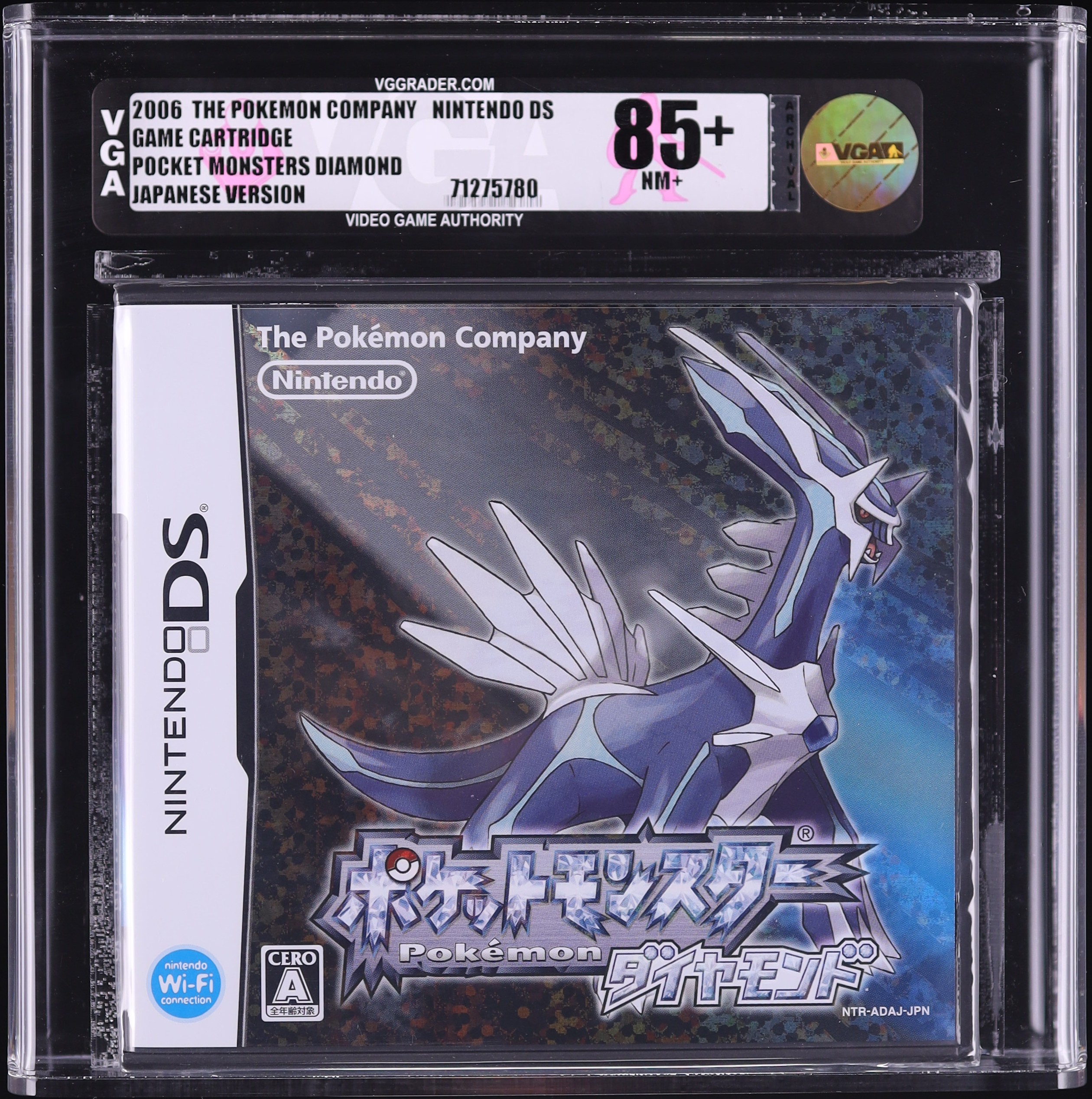 Pokemon Japanese Diamond Version (Nintendo DS) VGA 85+ on Fanatics