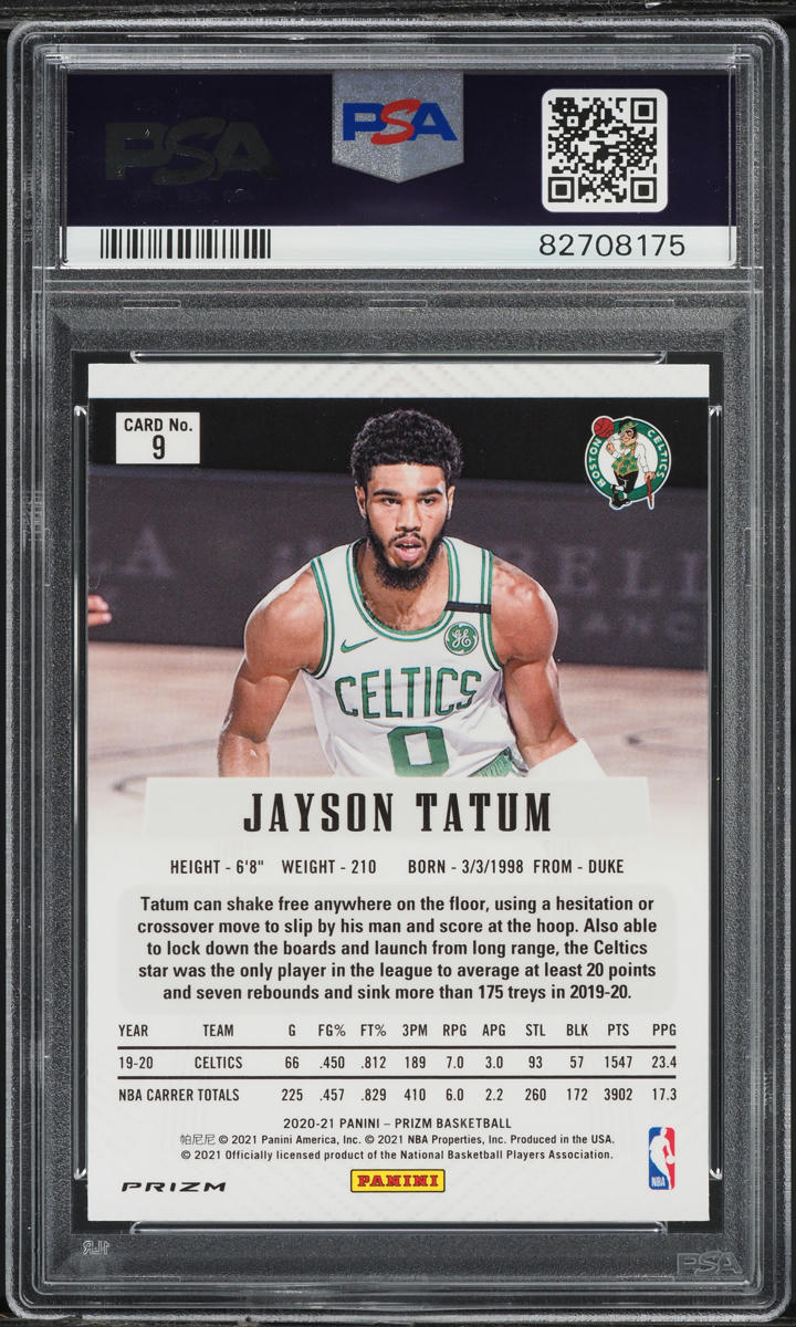 その他 panini SELECT PRIZM JAYSON TATUM PSA 9 その他 panini SELECT PRIZM JAYSON TATUM PSA 9 2023-24 Panini