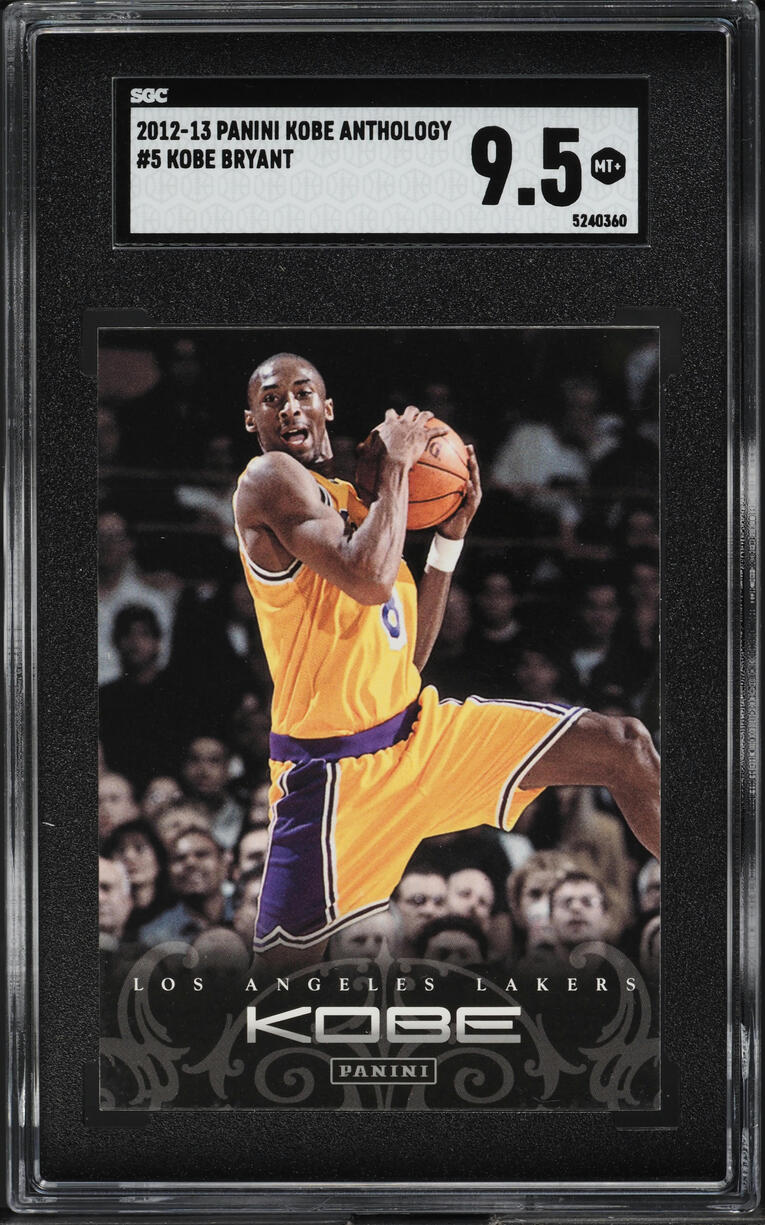 2012 Panini Kobe Anthology Kobe Bryant #5 SGC 9.5 MINT+