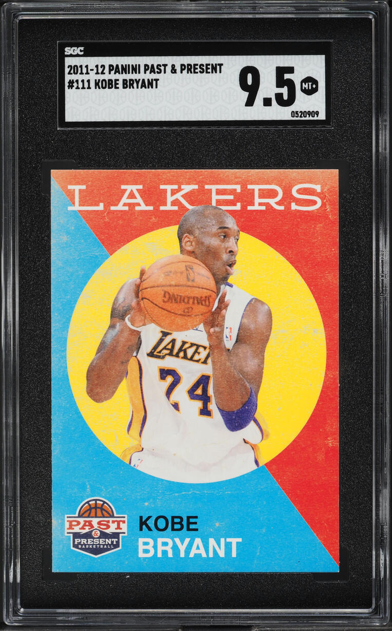 2011 Panini Past & Present Kobe Bryant #111 SGC 9.5 MINT+
