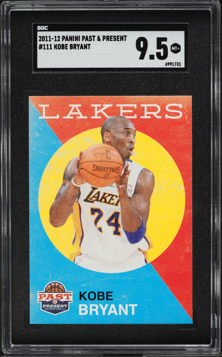 2011 Panini Past & Present Kobe Bryant #111 SGC 9.5 MINT+