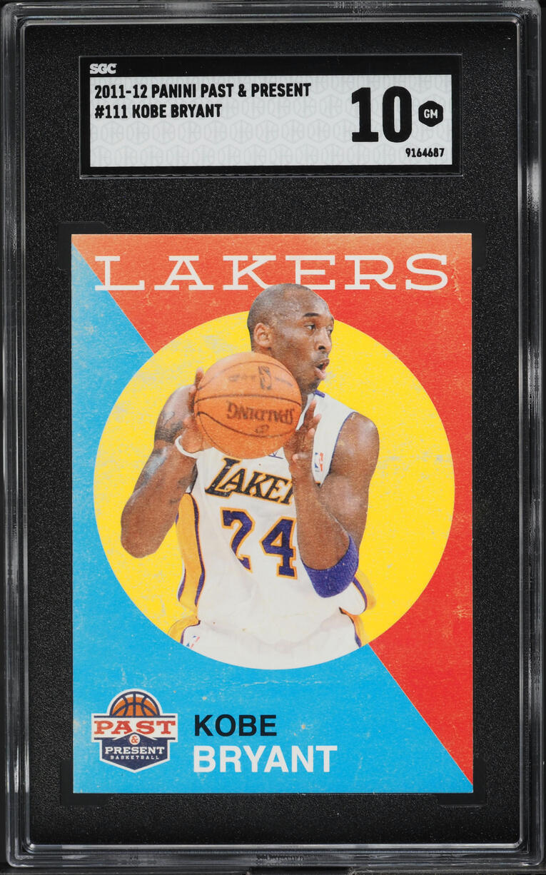 2011 Panini Past & Present Kobe Bryant #111 SGC 10 GEM MINT