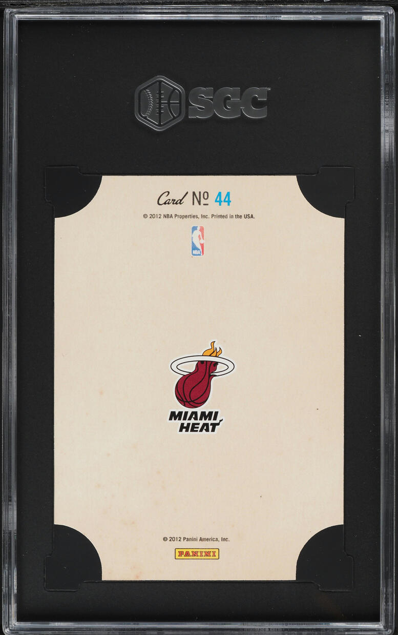 2011 Panini Past & Present Bread For Energy Dwyane Wade #44 SGC 10 GEM MINT
