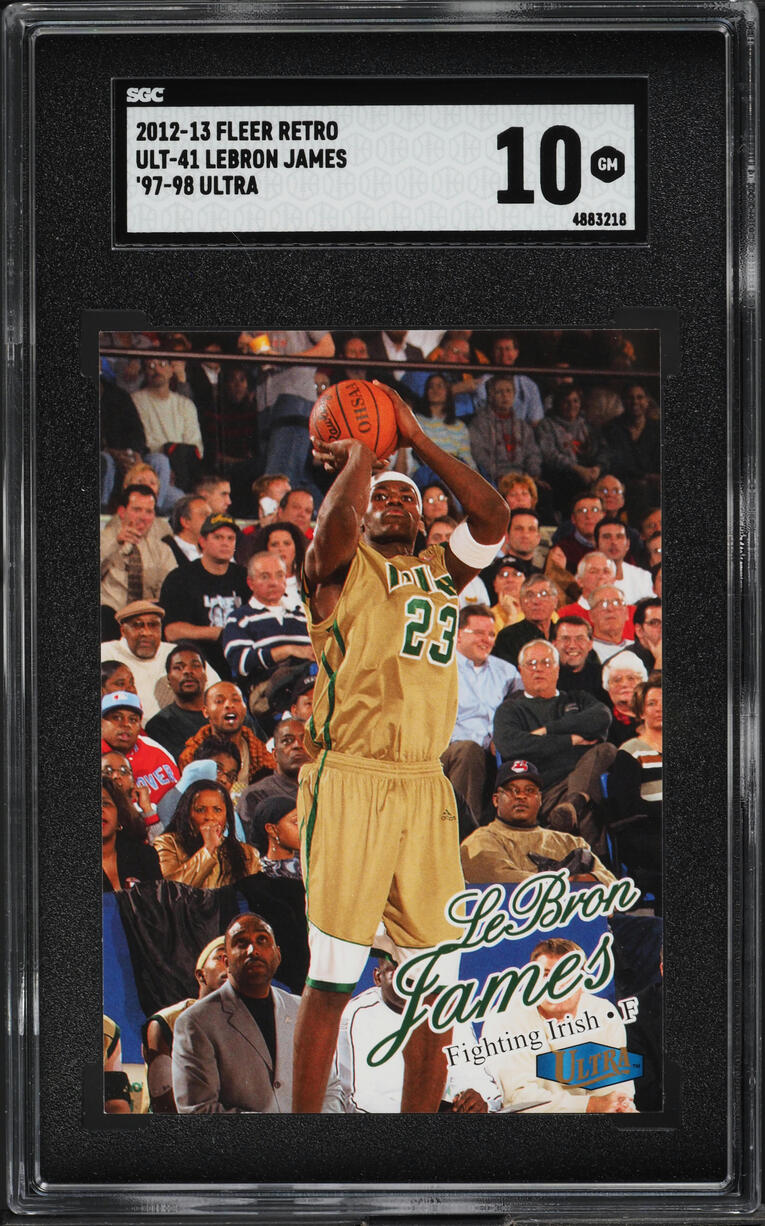 2012 Fleer Retro '97 Ultra LeBron James #ULT-41 SGC 10 GEM MINT