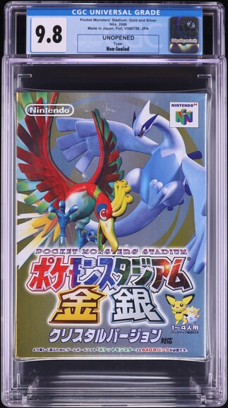 Pocket Monsters Stadium: Gold & Silver (Nintendo 64) CGC 9.8