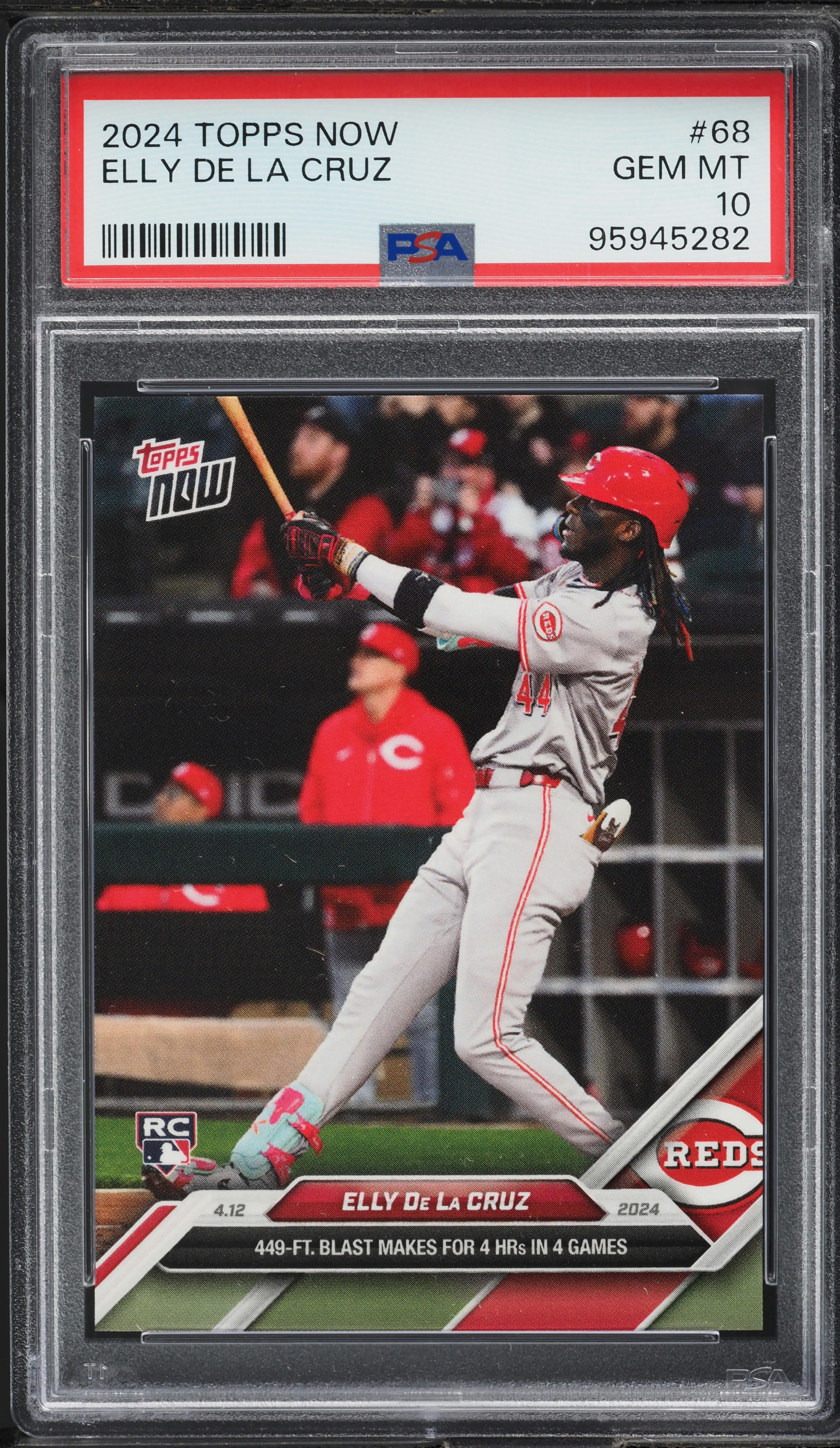 2024 Topps Now - Elly De La Cruz #135 (RC) PSA 10
