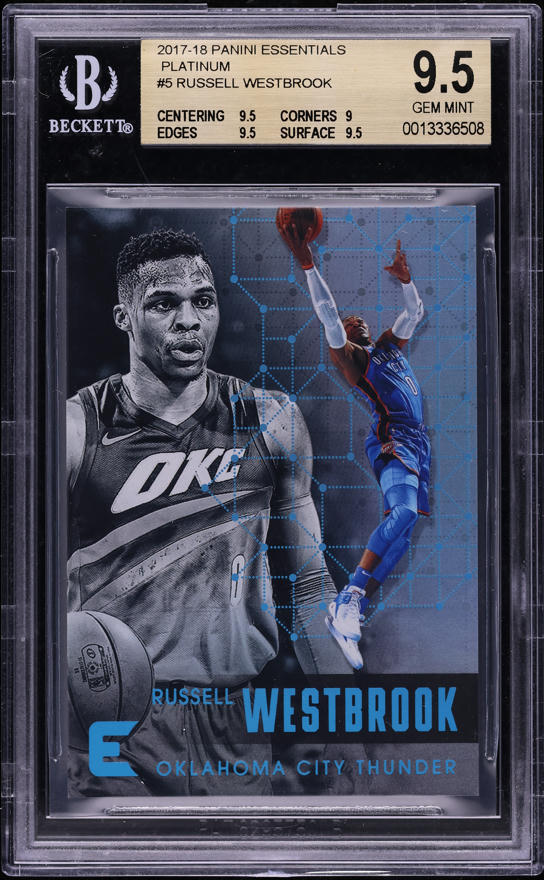 2021 Select Conocurse Zebra Prizm Russell Westbrook #54 PSA 10 GEM