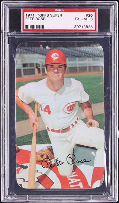 1971 Topps Super Pete Rose #20 PSA 6 EXMT