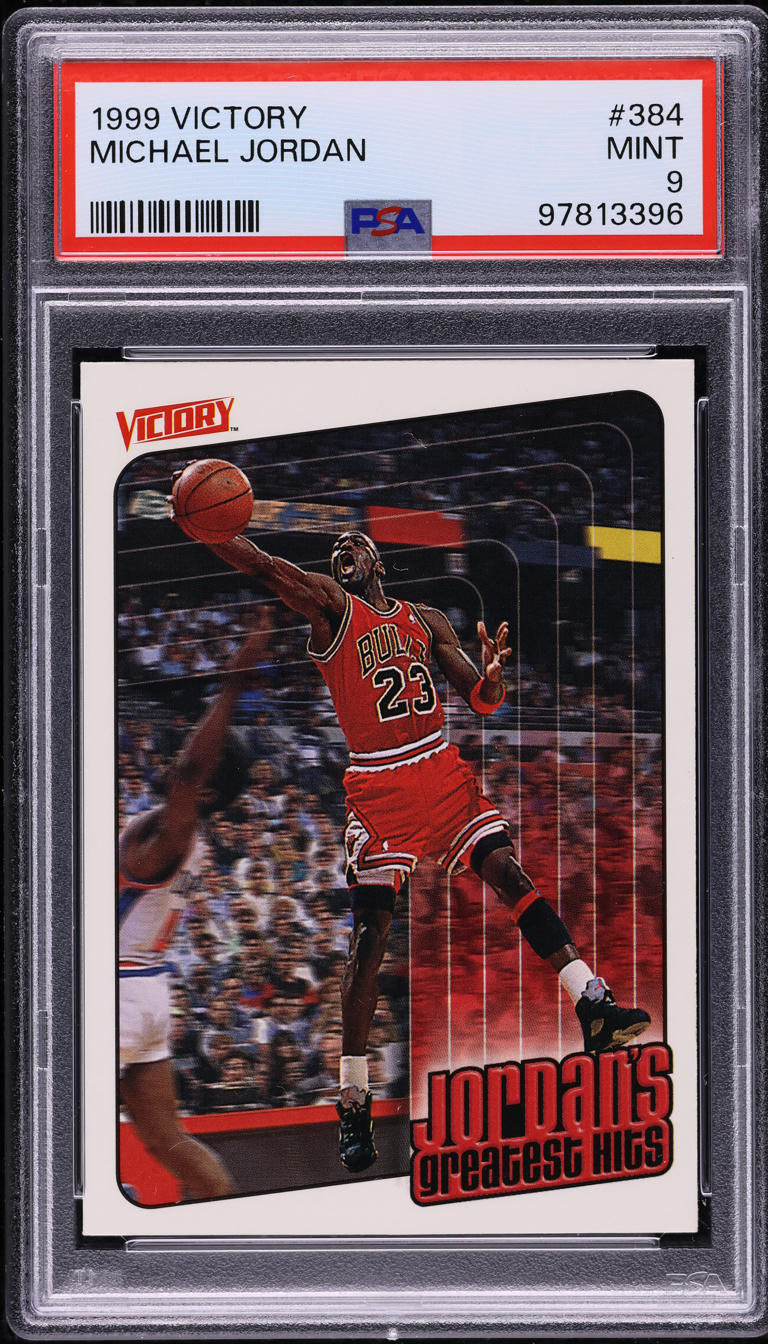 1999 Upper Deck Victory Michael Jordan #384 PSA 9 MINT
