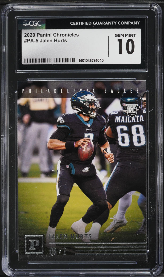 2020 Panini Chronicles Jalen Hurts ROOKIE #PA-5 CGC 10 GEM MINT