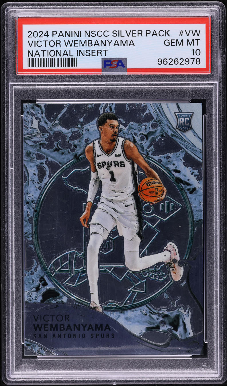 2024 Panini NSCC National Insert Victor Wembanyama ROOKIE /99 #VW PSA 10 GEM