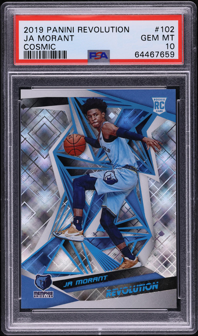 2019 Panini Revolution Cosmic Ja Morant ROOKIE /100 #102 PSA 10 GEM MINT