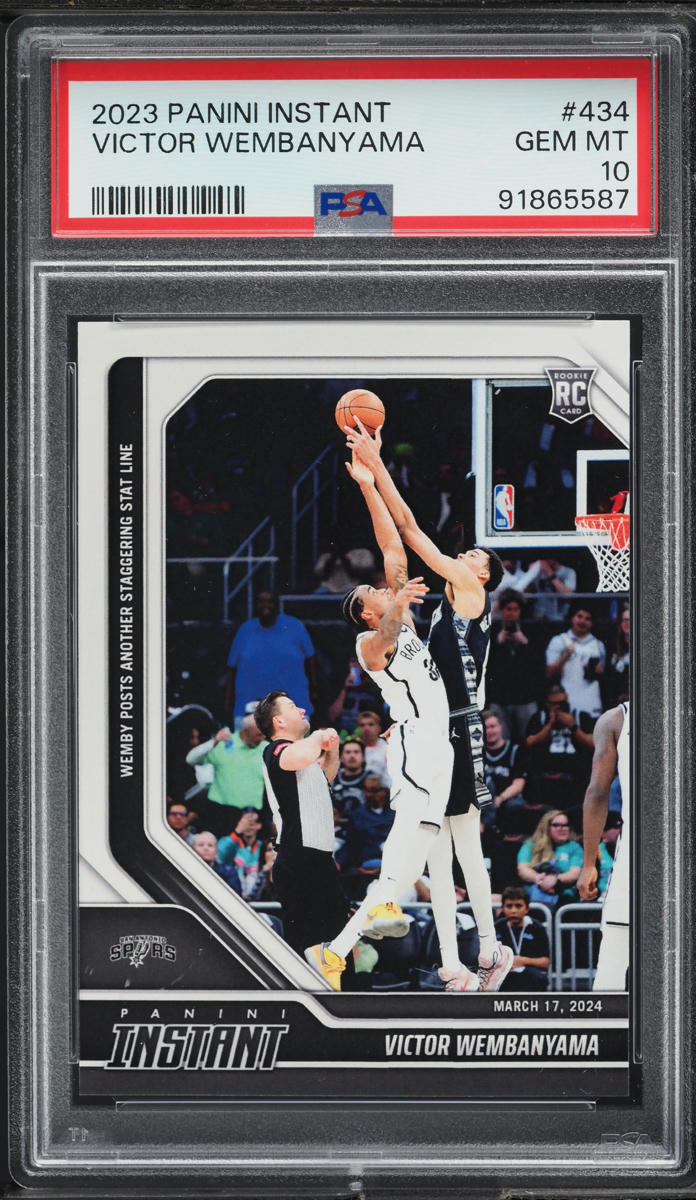 2023 Panini Instant Victor Wembanyama ROOKIE #434 PSA 10 GEM MINT