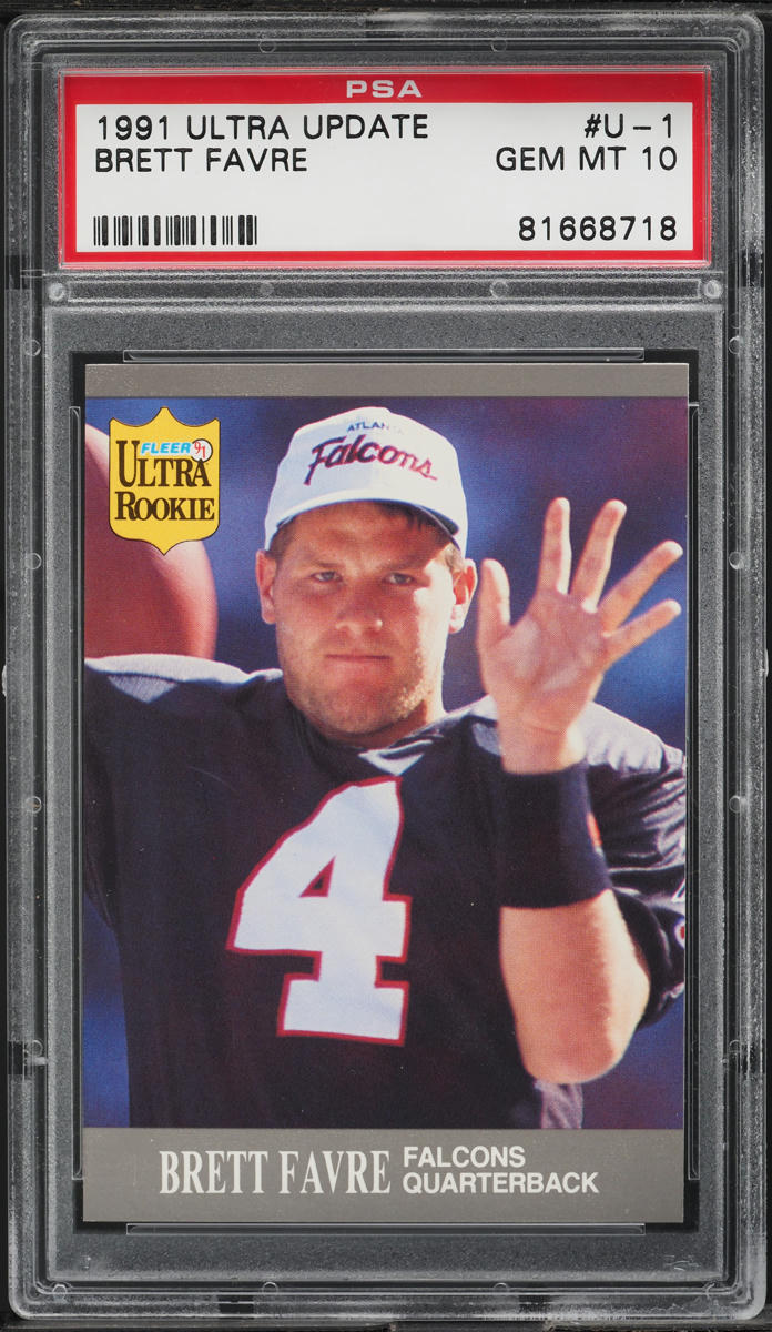 1991 Ultra Update Brett Favre ROOKIE #U-1 PSA 10 GEM MINT