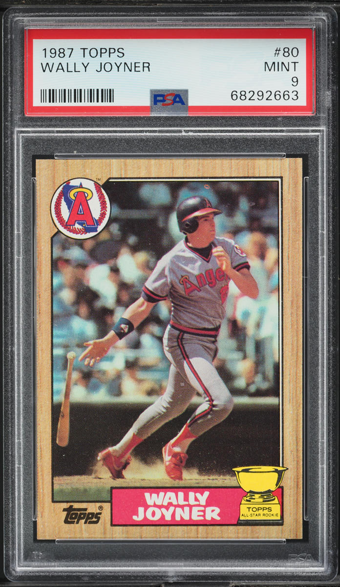 1987 Topps Wally Joyner #80 PSA 9 MINT