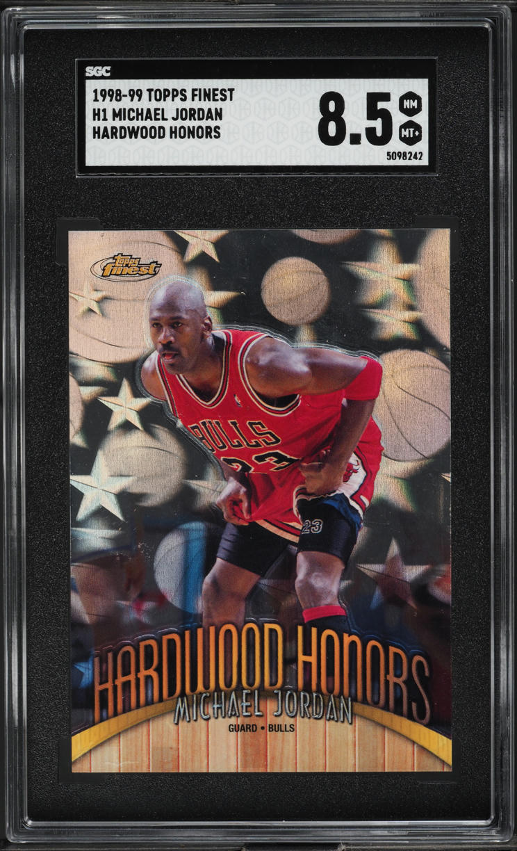 1998 Finest Hardwood Honors Michael Jordan #H1 SGC 8.5 NM-MT+
