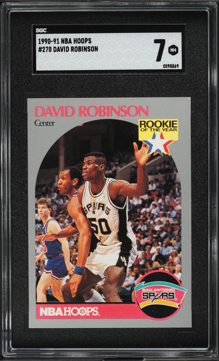 1990 Hoops David Robinson #270 SGC 7 NRMT