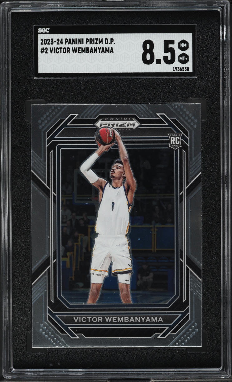2023 Panini Prizm Draft Victor Wembanyama ROOKIE #2 SGC 8.5 NM-MT+