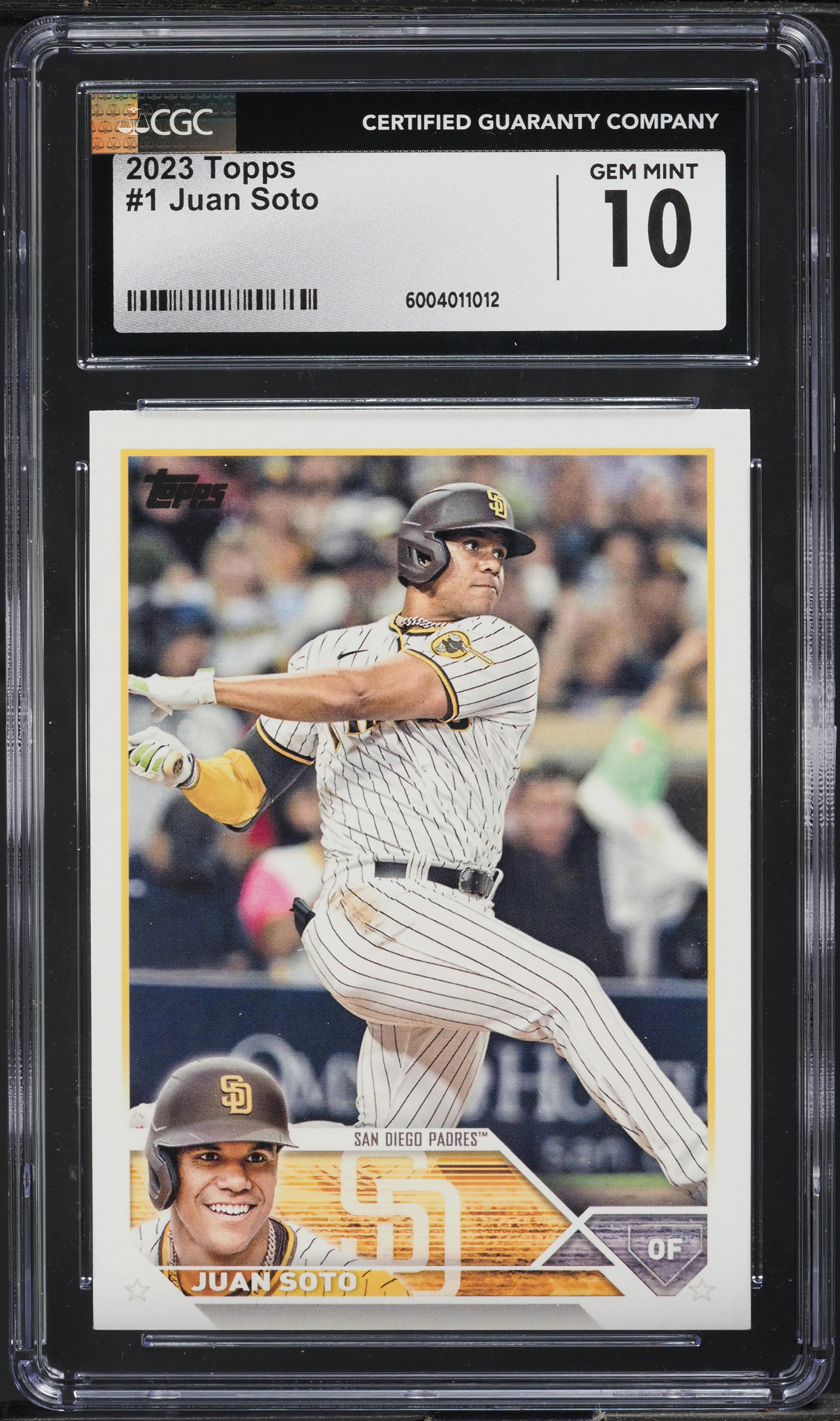 2023 Topps Juan Soto #1 CGC 10 GEM MINT on Fanatics Collect