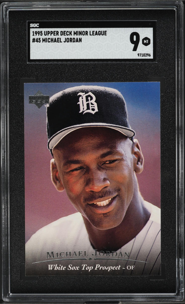 1995 Upper Deck Minor League Michael Jordan #45 SGC 9 MINT
