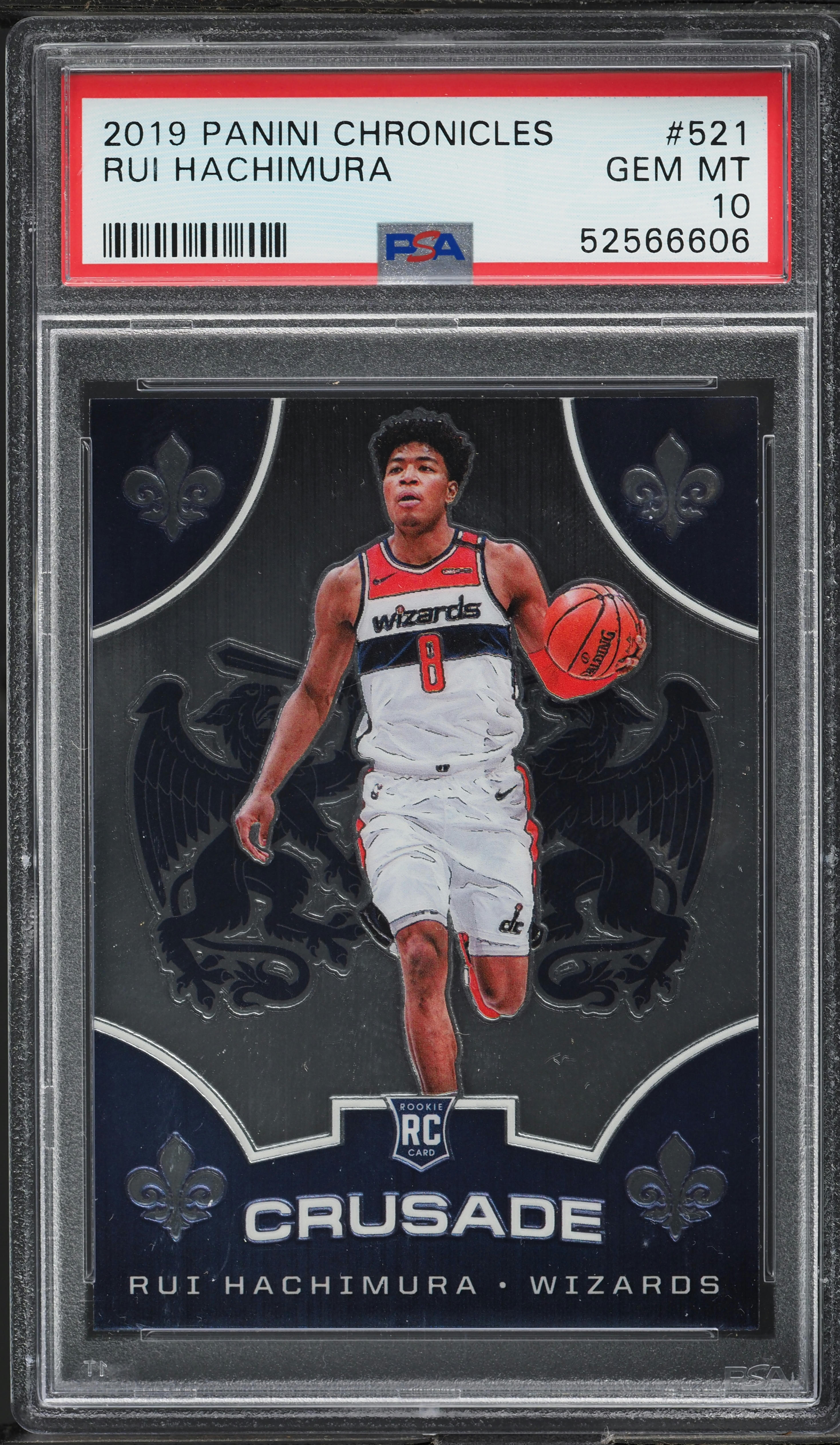 ムランジーナ 2019 Panini Chronicles Crusade Rui Hachimura ROOKIE #521 PSA 10