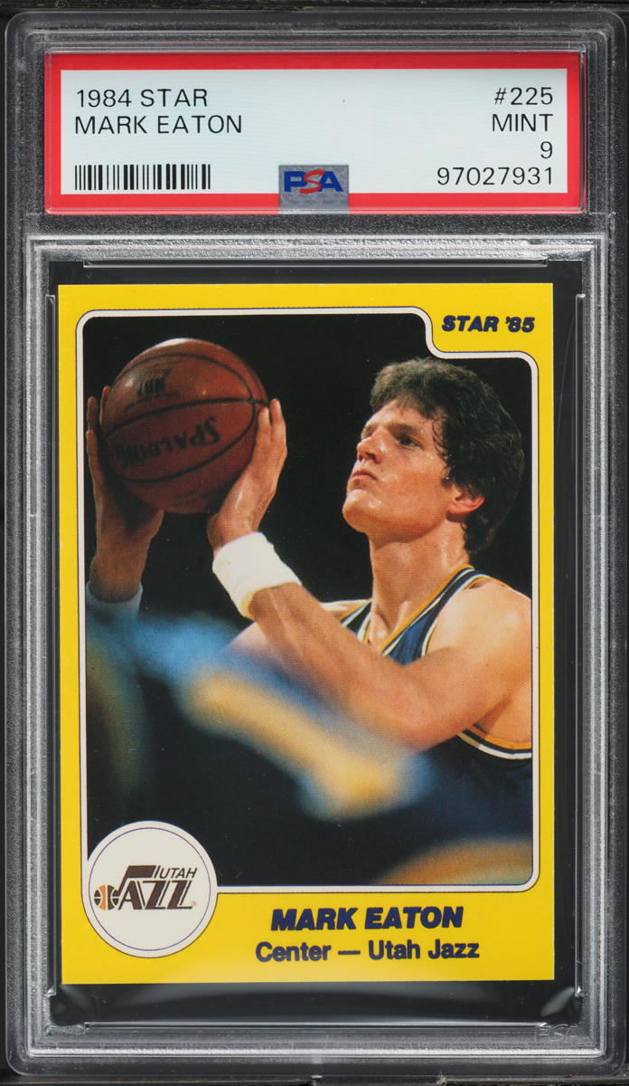 1984 Star Basketball Mark Eaton #225 PSA 9 MINT