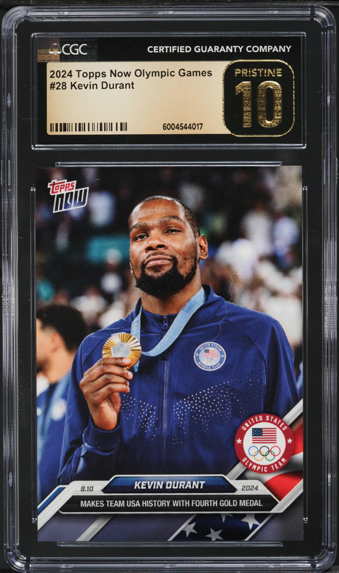 2024 Topps Now Olympic Games Kevin Durant #28 CGC 10 PRISTINE