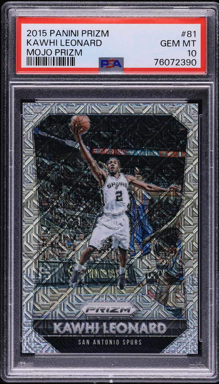 2015 Panini Prizm Mojo Prizm Kawhi Leonard /25 #81 PSA 10 GEM MINT