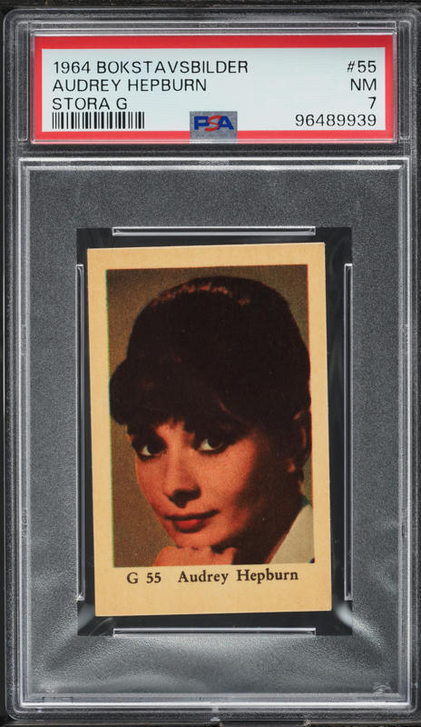 1962 Seriebilder Serie N Audrey Hepburn #144 PSA 6 EXMT on
