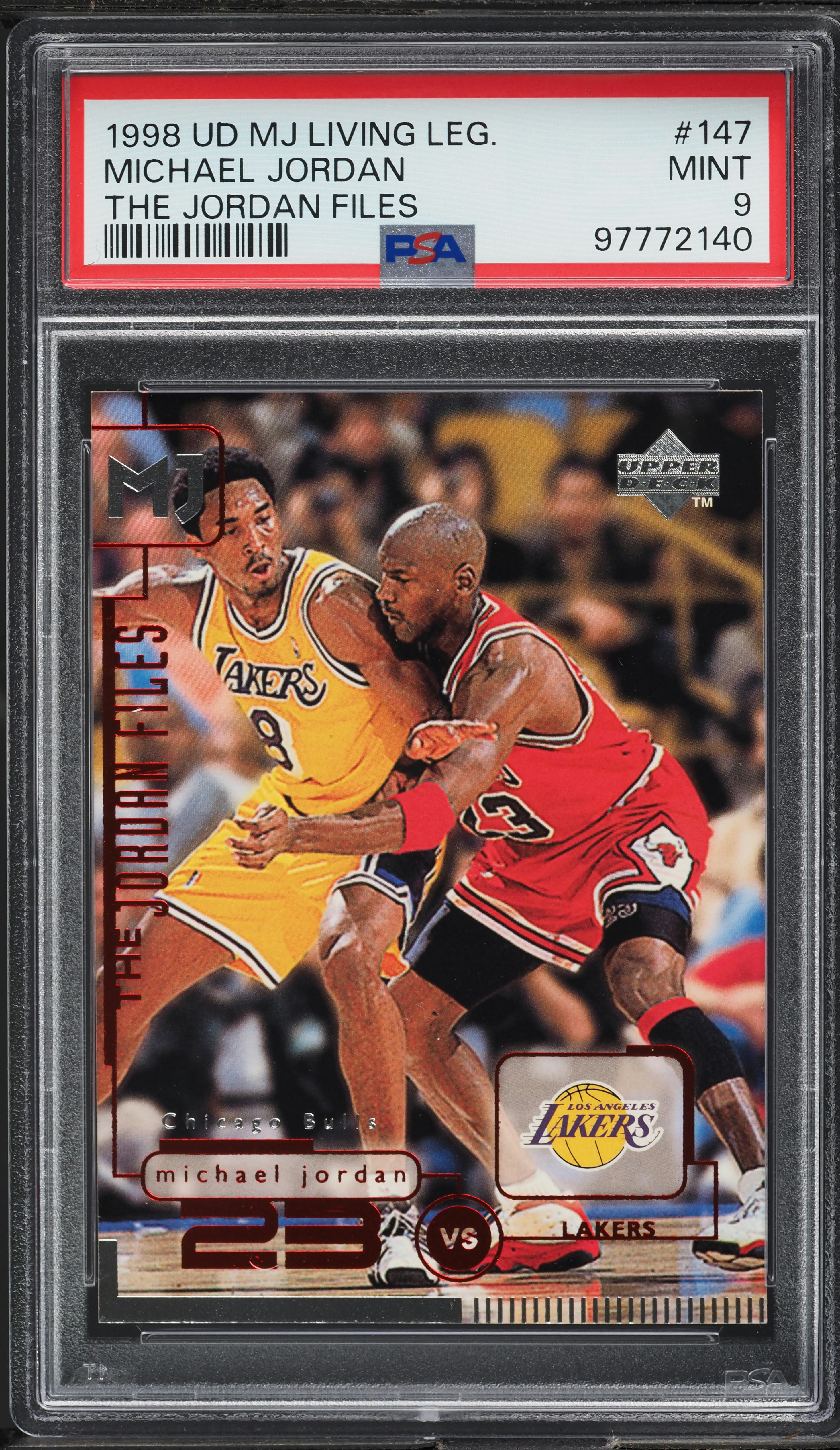 1998 Upper Deck MJ Living Legend Michael Jordan w/ Kobe Bryant