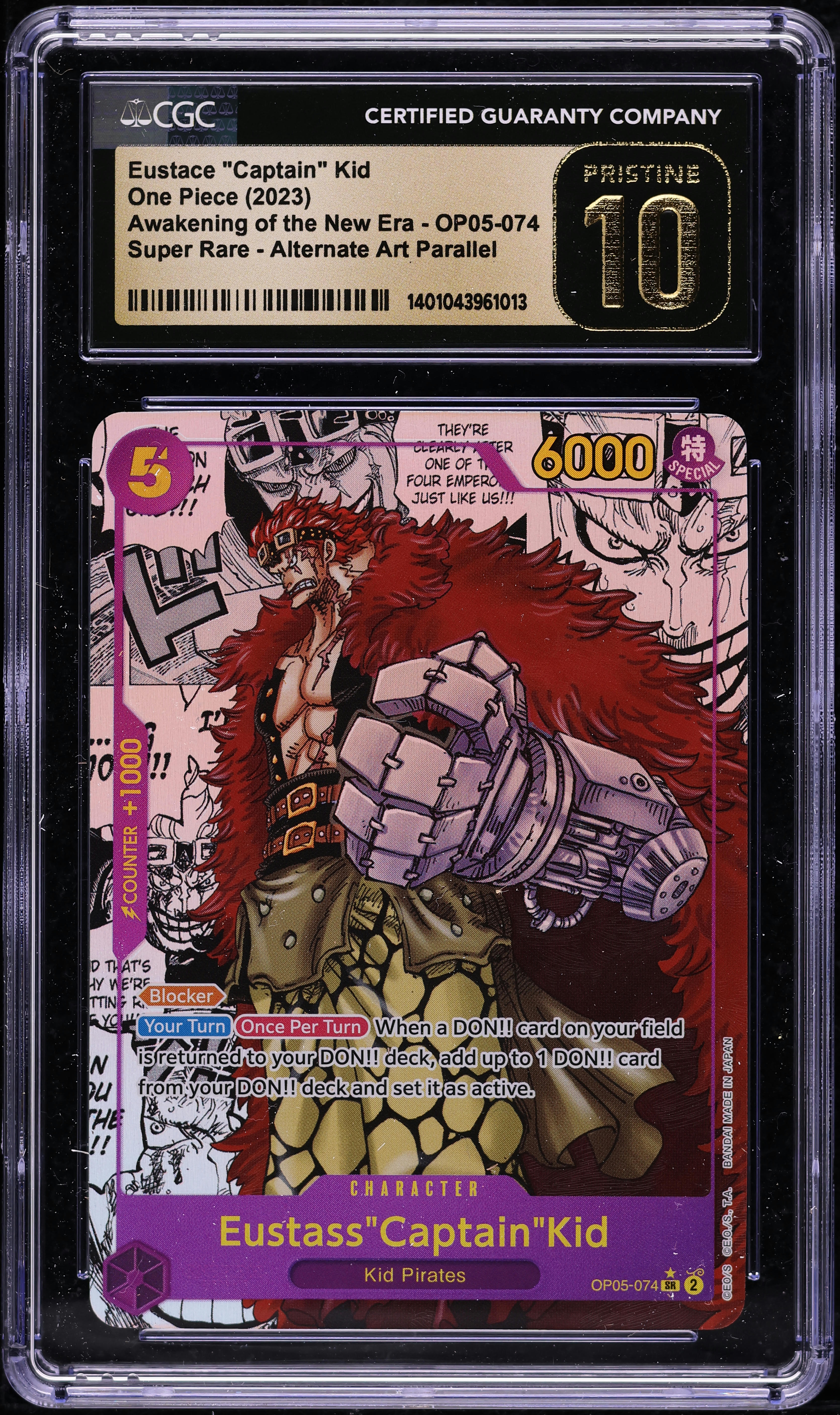 2023 One Piece Awakening Of The New Era Alt Art Eustace 